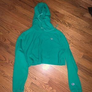 Cropped Champion hoodie sweatshirt lounge